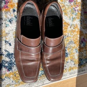 Men's Brown Leather Loafers